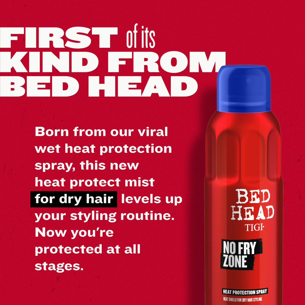 TIGI Bed Head bottle label close up highlighting directions