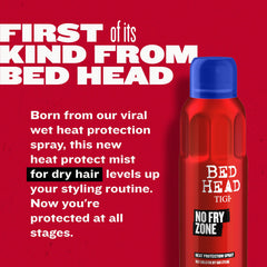 TIGI Bed Head bottle label close up highlighting directions