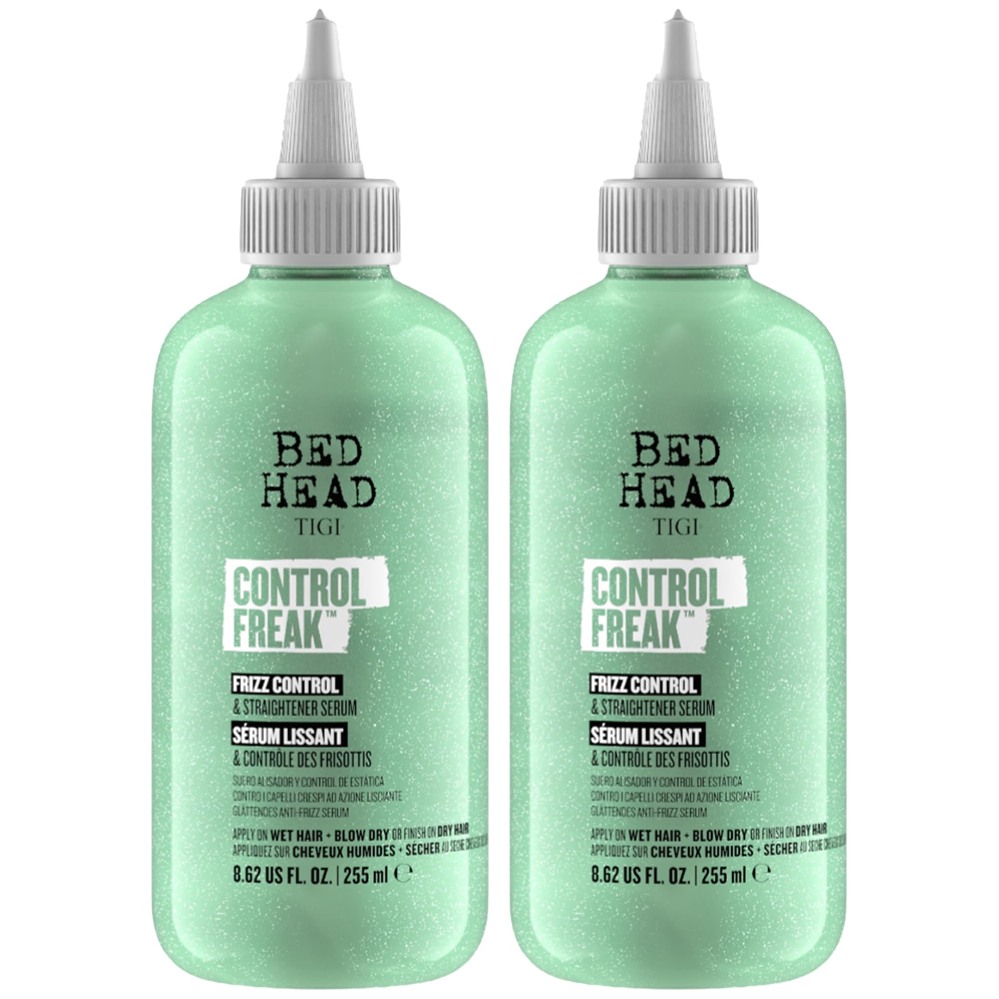 TIGI Bed Head front packaging showing two 8.62 oz bottles for value