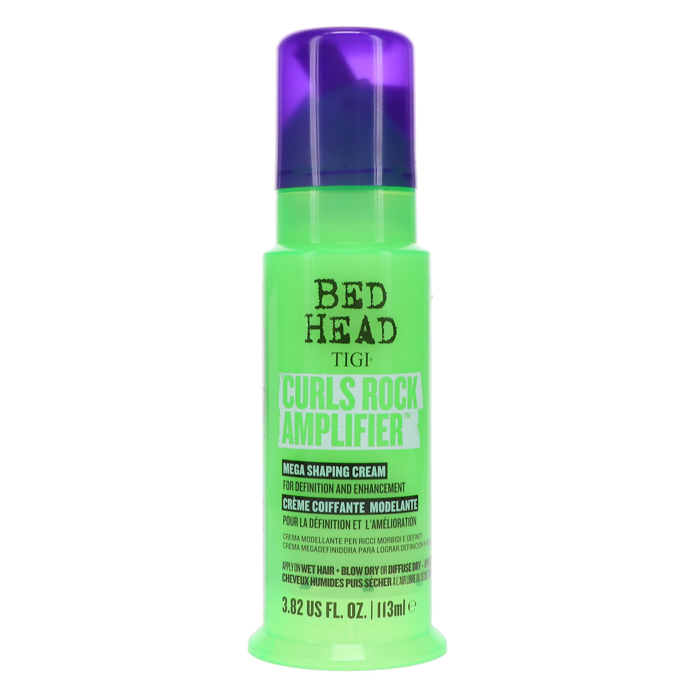 TIGI Bed Head on bathroom shelf suggesting routine-friendly styling