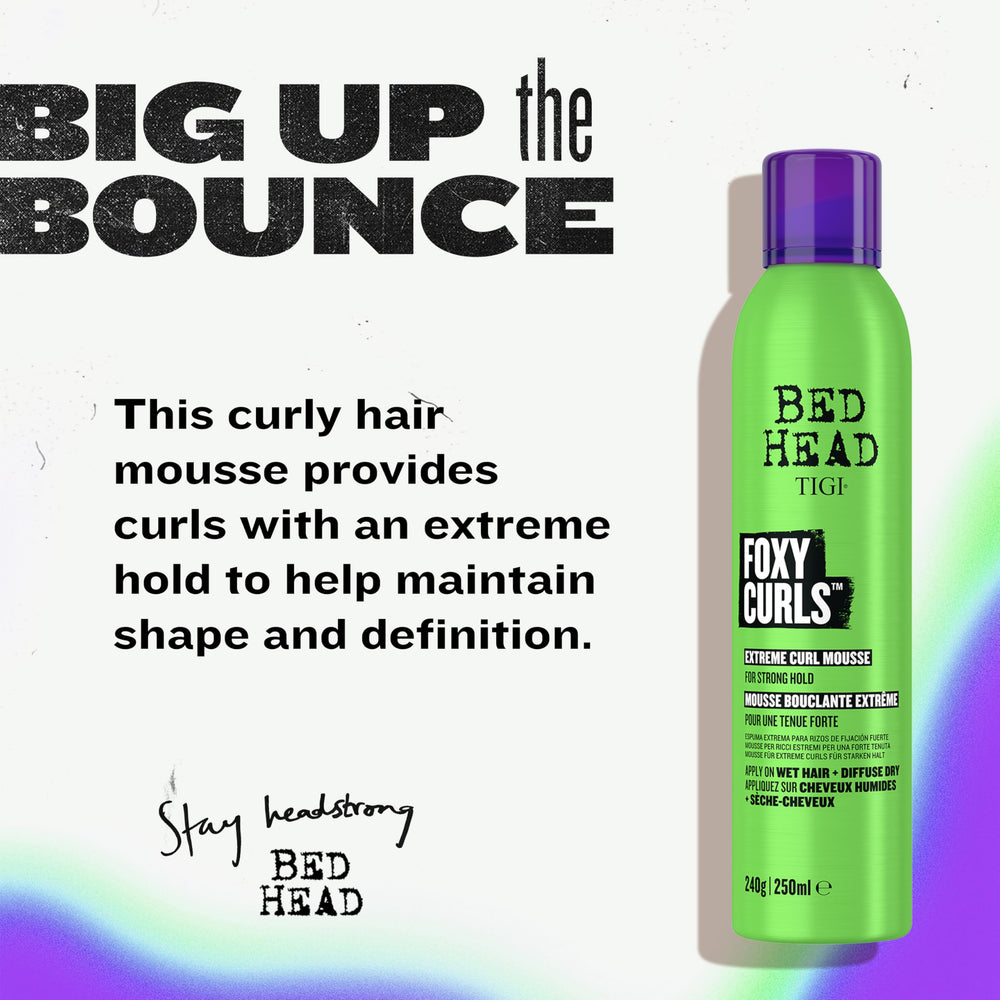 TIGI Bed Head product in hand ready to apply with easy dispensing