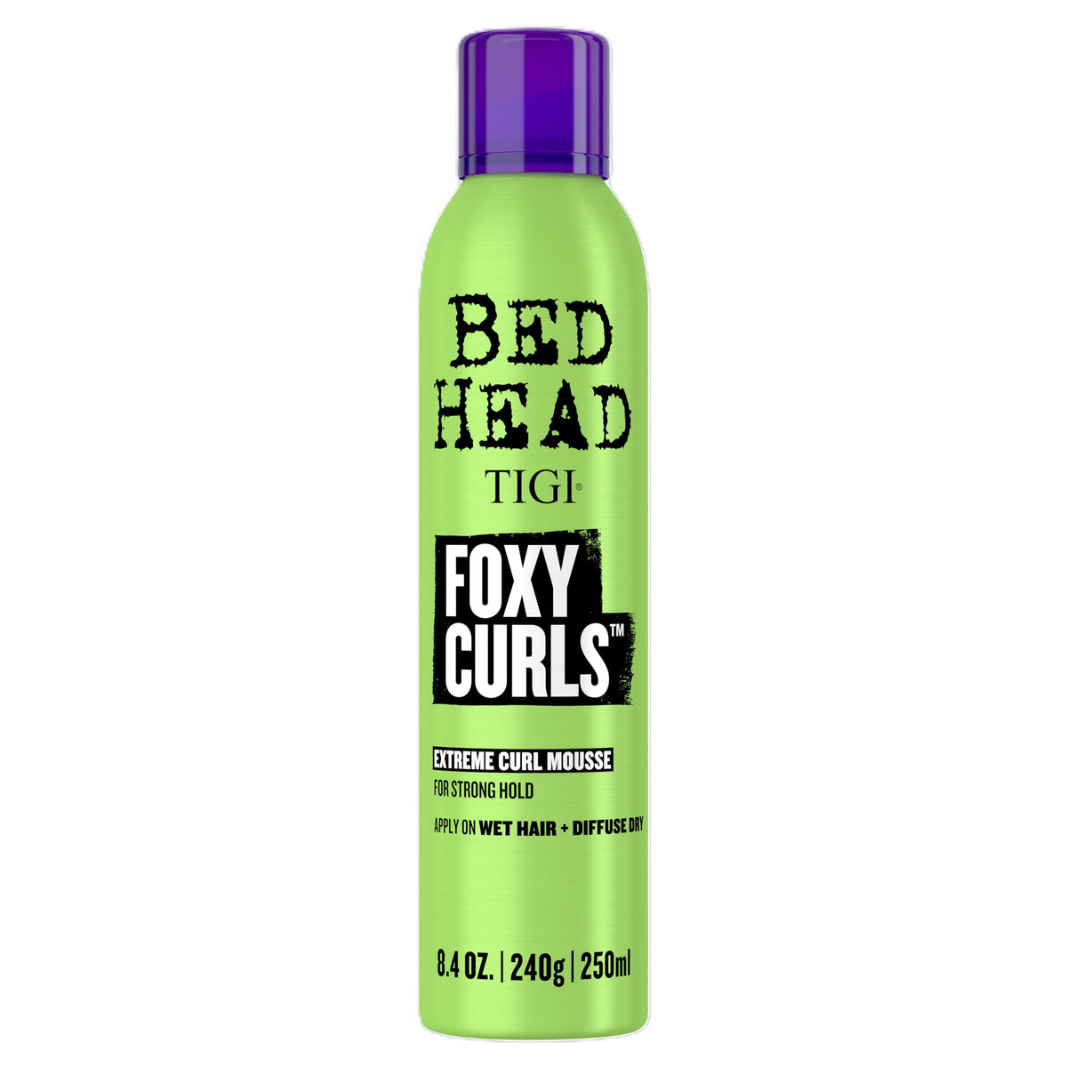 TIGI Bed Head front packaging showing product benefits and size