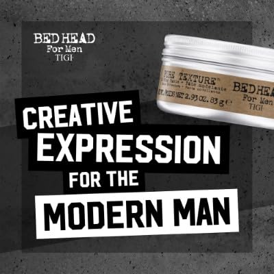 TIGI Bed Head jars on bathroom shelf lifestyle shot suggesting salon results at home