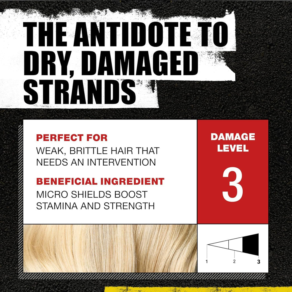 TIGI Bed Head creamy lather on palm showing gentle cleansing benefit
