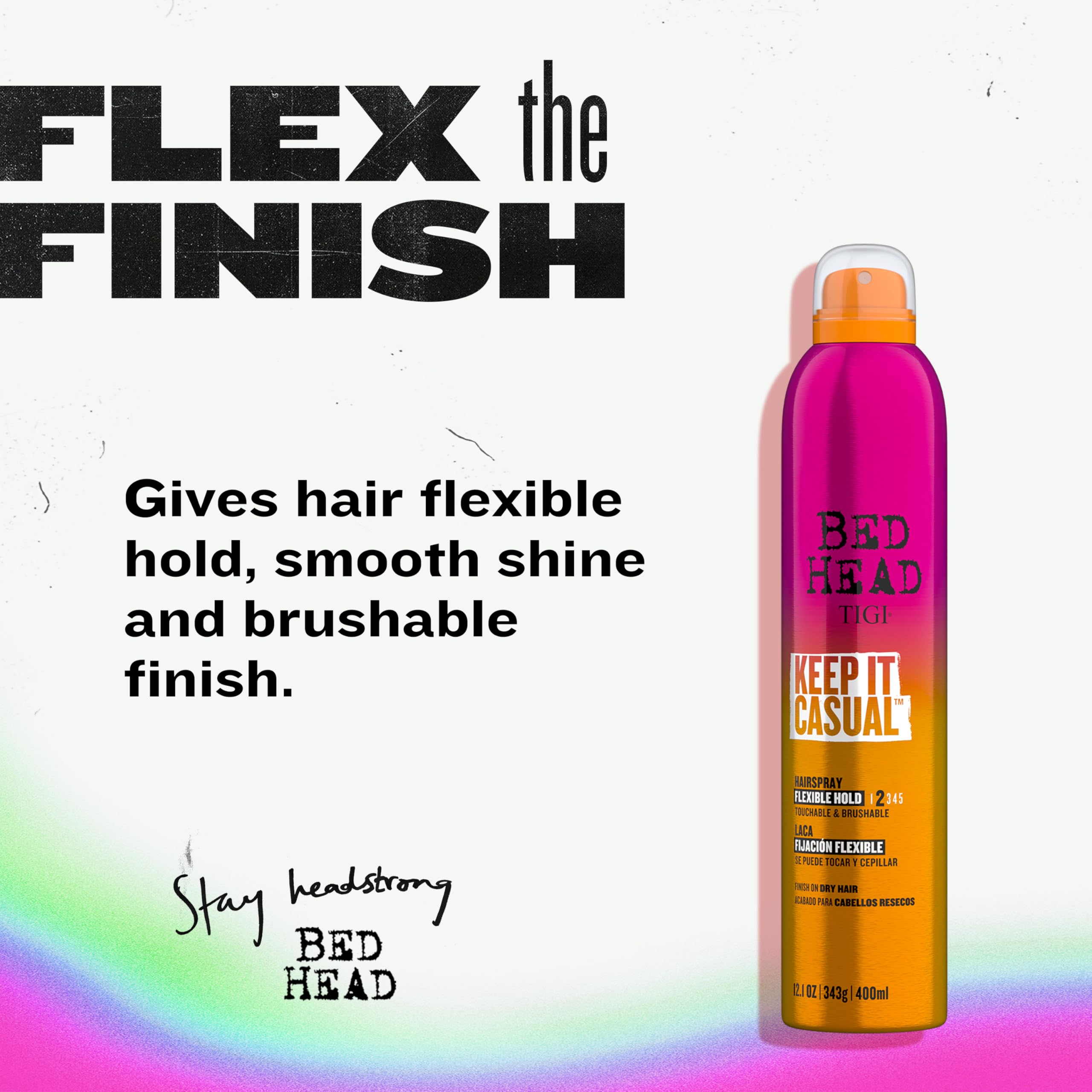 TIGI Bed Head fine spray mist texture controlling frizz without stiffness
