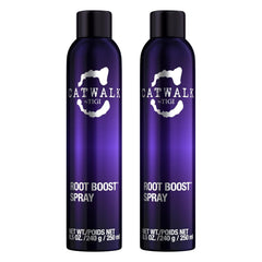 TIGI Catwalk front packaging showing two 8.5 oz bottles and product benefits