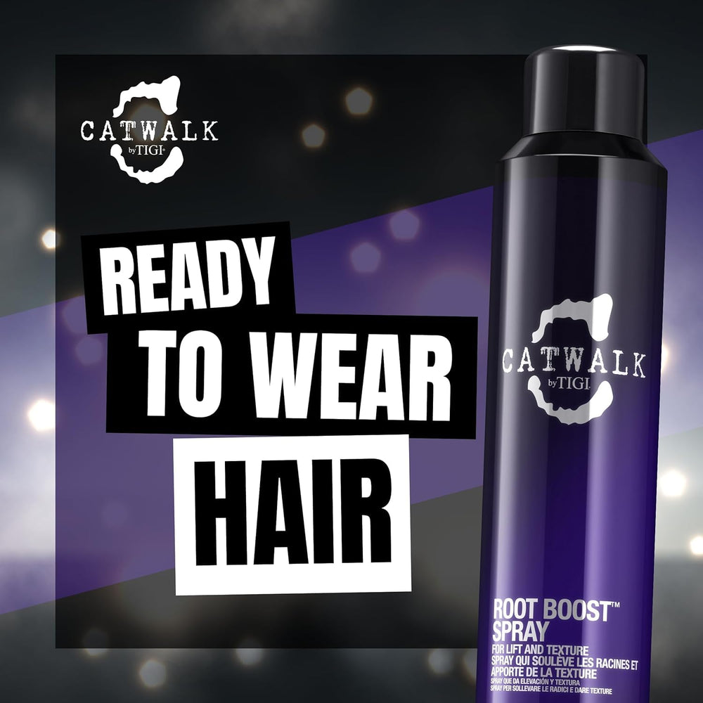 TIGI Catwalk lifestyle styled hair image showing full-bodied, runway-inspired volume benefit