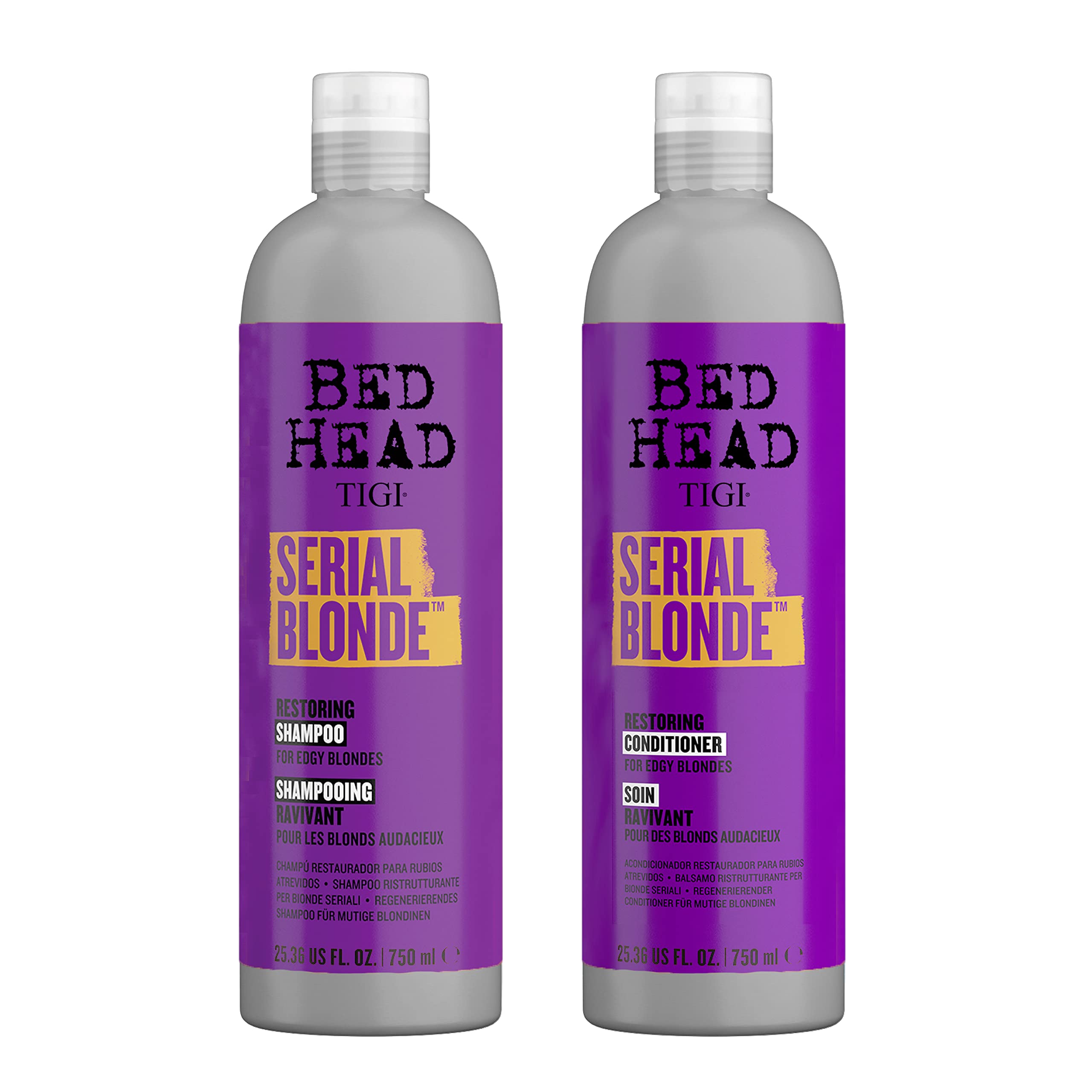 TIGI front packaging showing duo and easy salon results