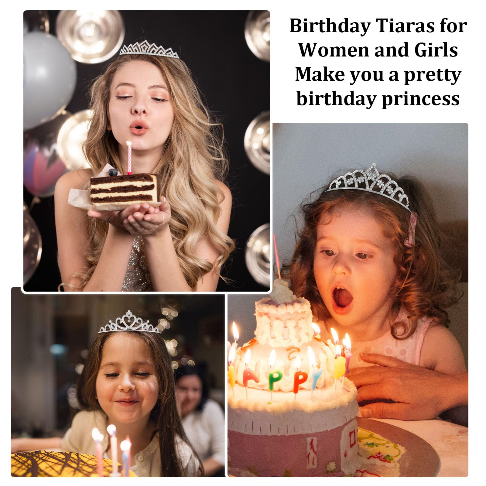 Tihebax crowned bride wearing silver tiara demonstrating polished bridal photo-ready benefit