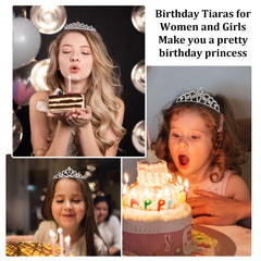 Tihebax crowned bride wearing silver tiara demonstrating polished bridal photo-ready benefit