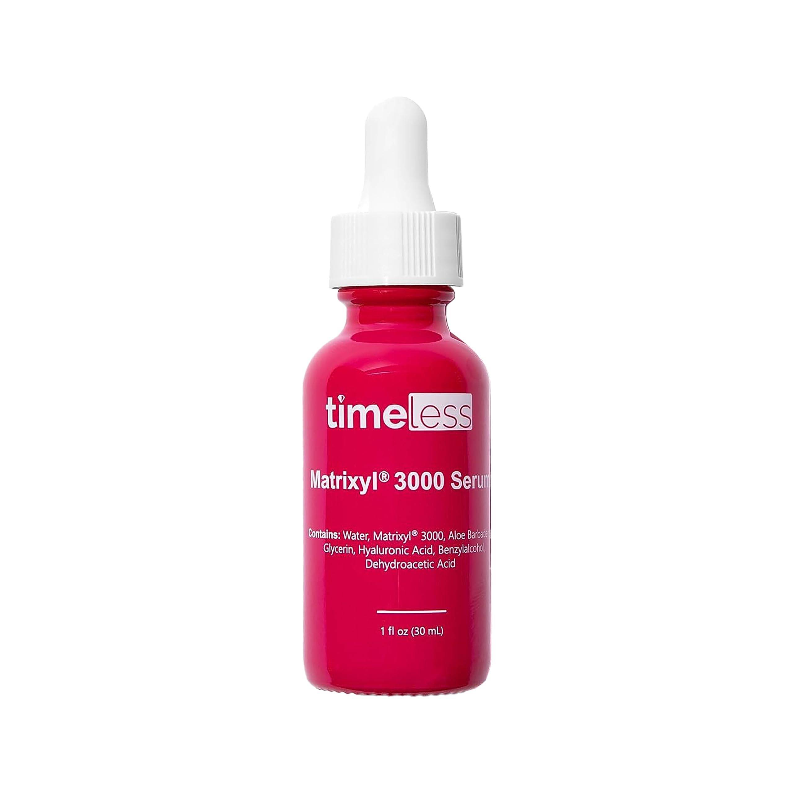 Timeless Skin Care bottle front packaging showing product and benefit