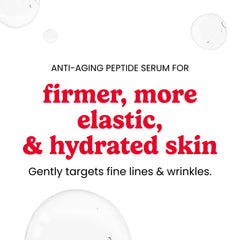Timeless Skin Care ingredient label clear view showing peptide and HA benefit