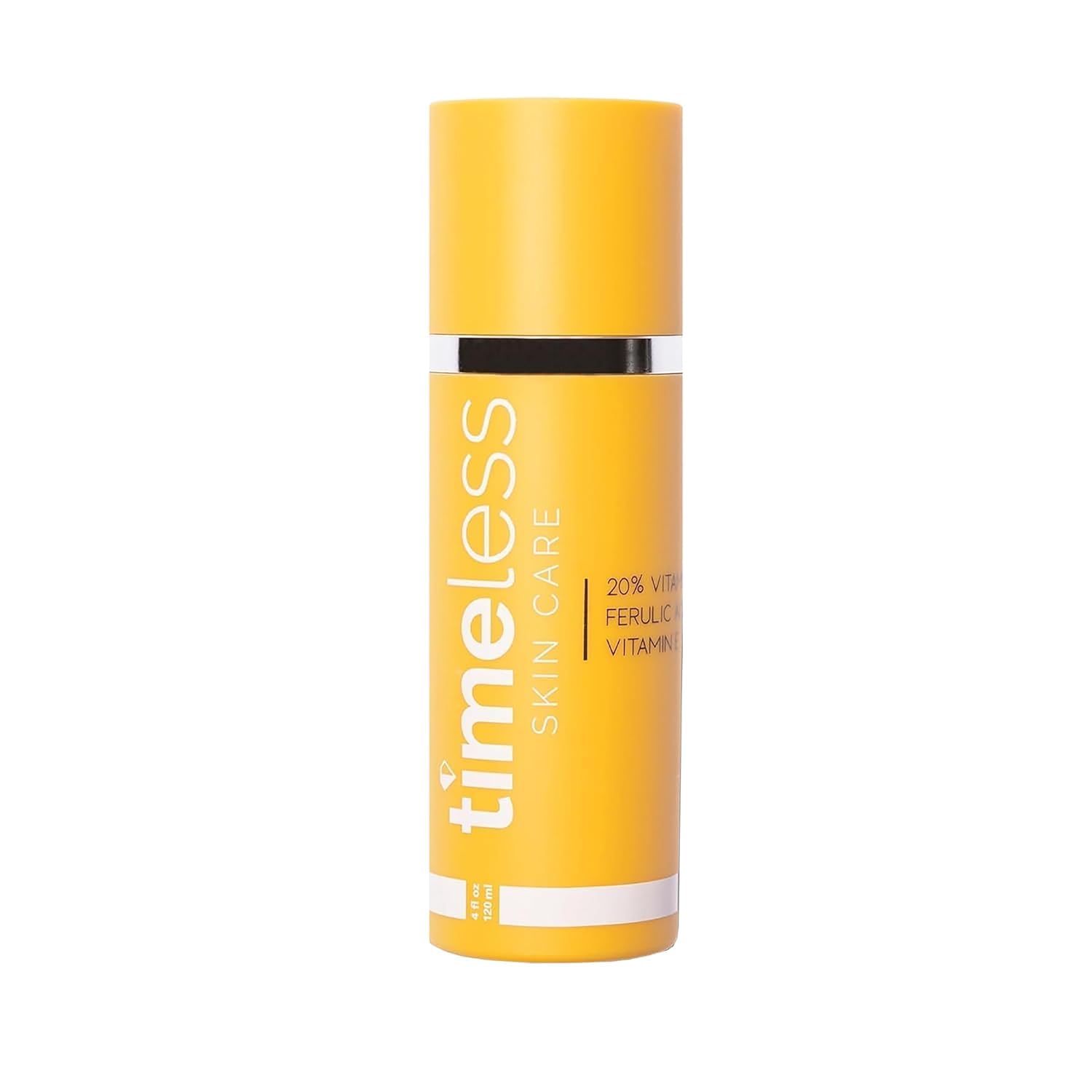 Timeless front bottle view showing label and 4 fl oz size, clean presentation