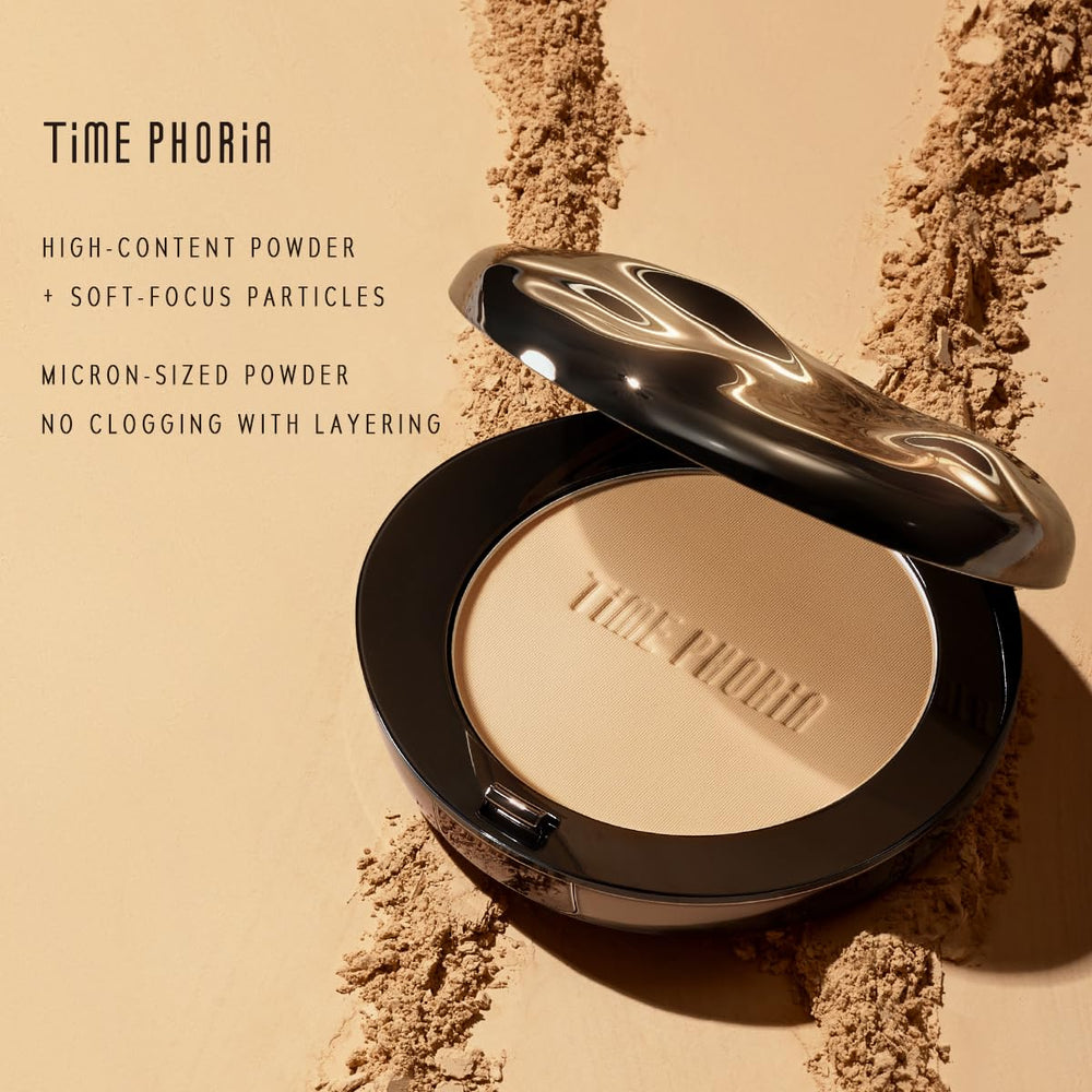 TIMEPHORIA before and after blur effect demonstrating reduced pores and refined skin
