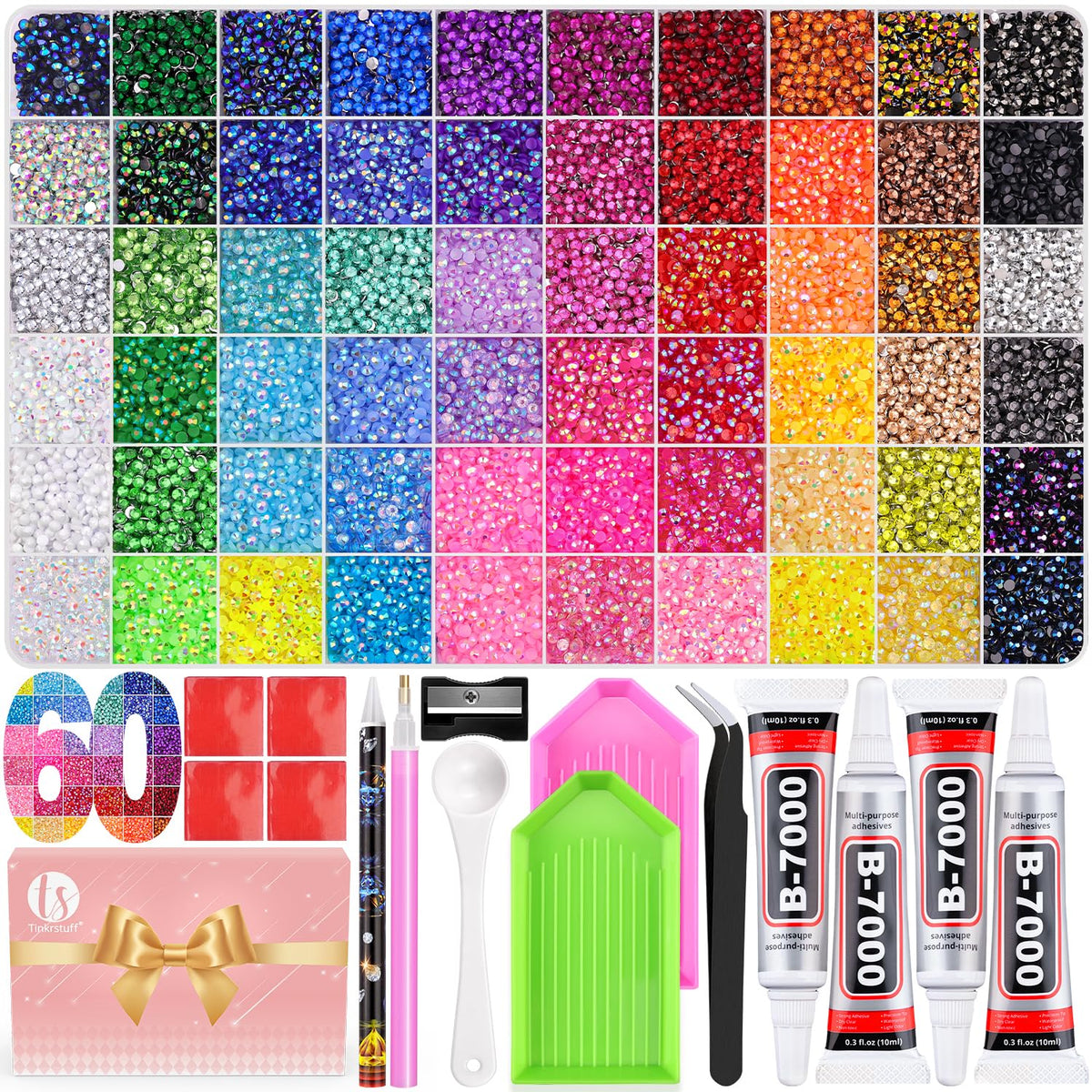 TINKRSTUFF front packaging showing kit contents and colorful benefit