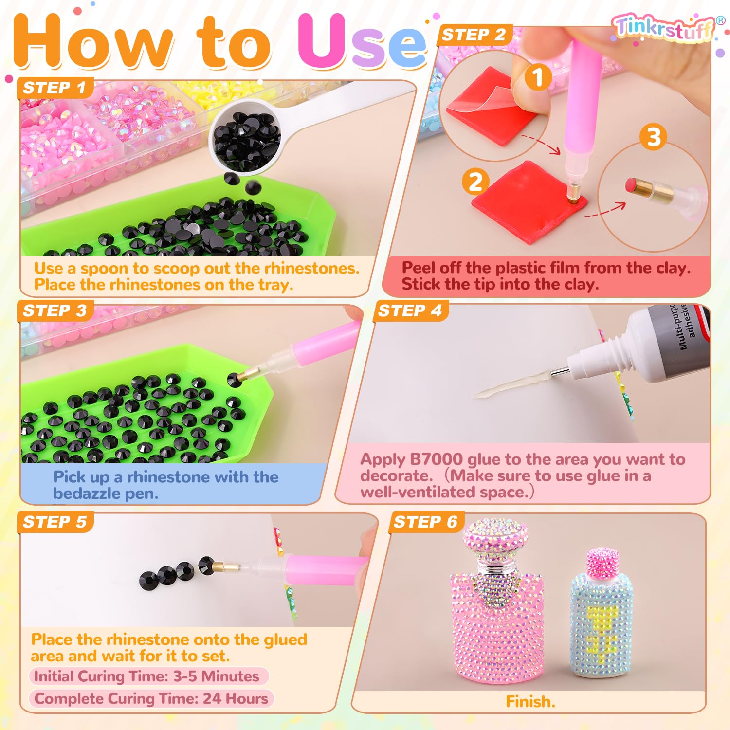 TINKRSTUFF tools layout with tweezers pen trays for accurate placement