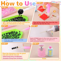 TINKRSTUFF tools layout with tweezers pen trays for accurate placement