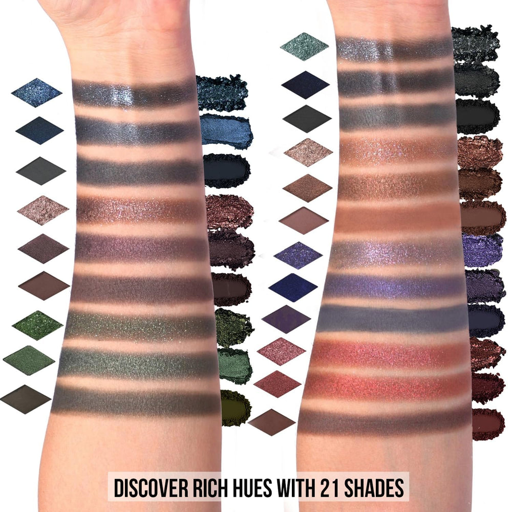 tintark close-up of eyeshadow pan texture showing smooth, blendable powder finish