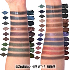 tintark close-up of eyeshadow pan texture showing smooth, blendable powder finish