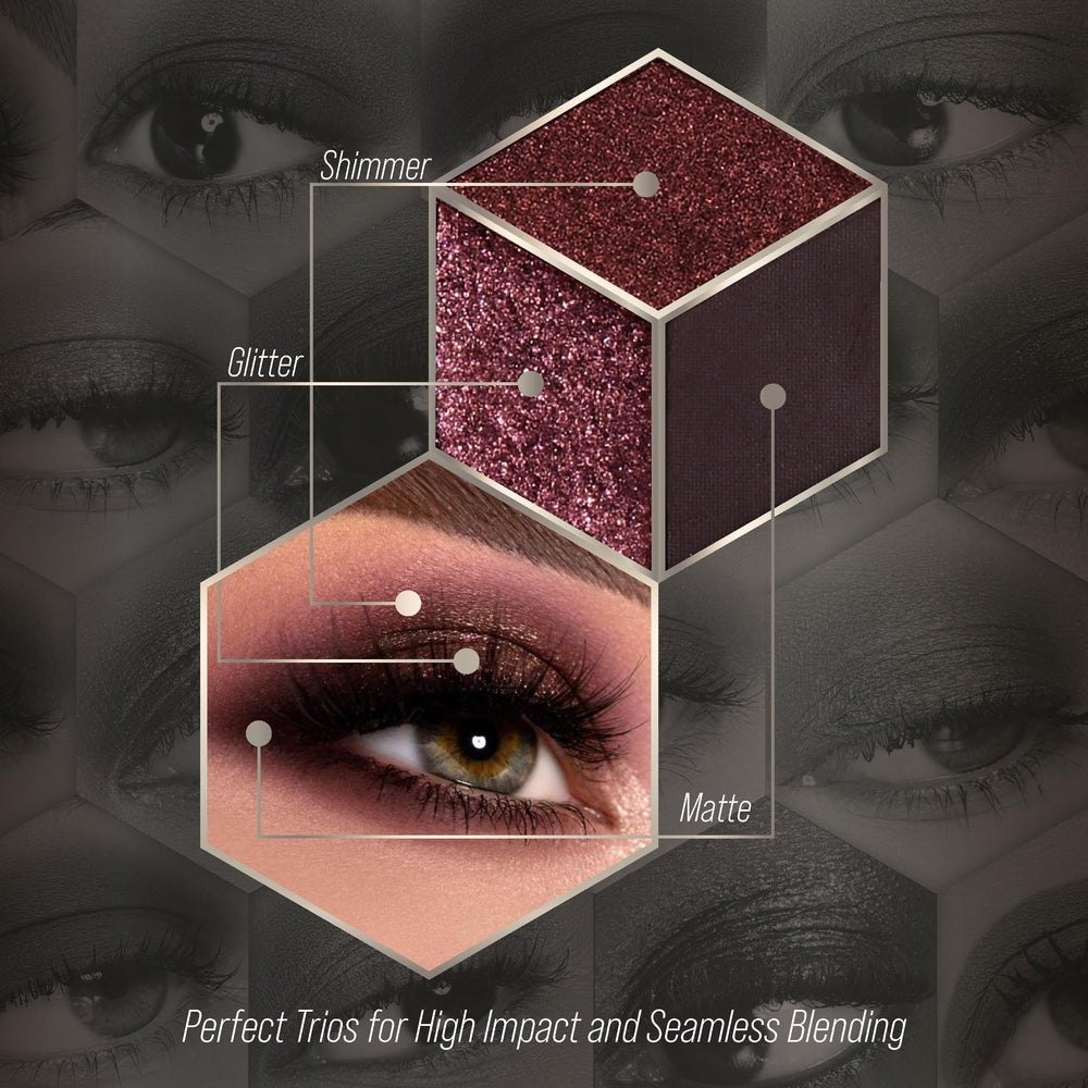 tintark palette used to create bold nighttime smokey eye for event-ready impact