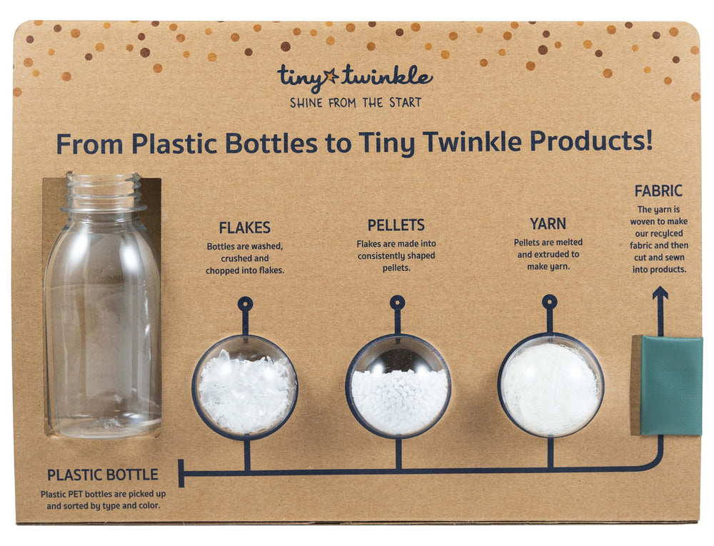 Tiny Twinkle pouch set inside diaper bag for organized outings