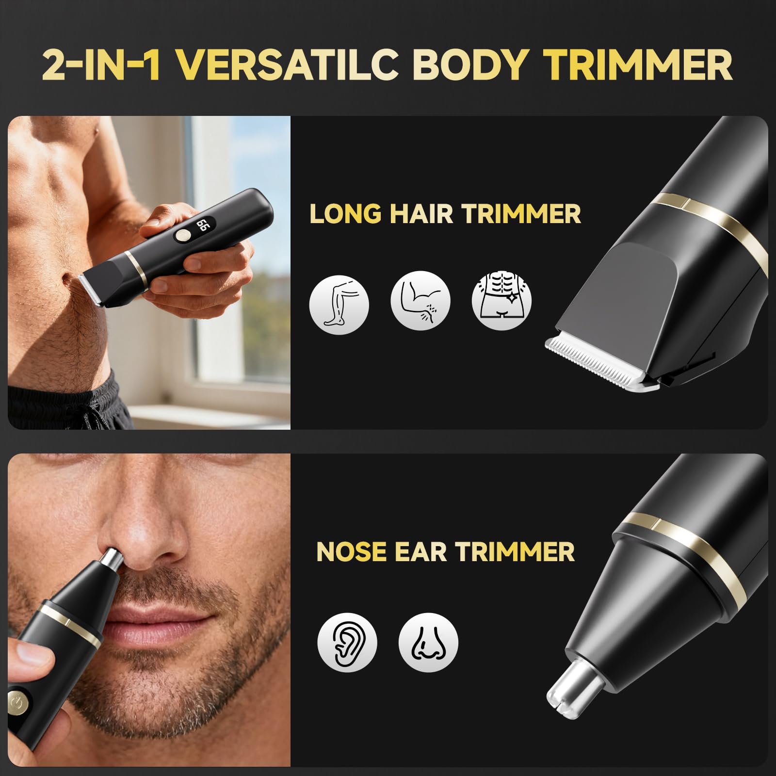 tiovara ceramic blades close-up for smooth, nick-free grooming