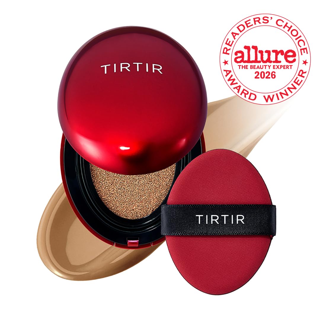 TIRTIR compact open revealing cushion and mirror for quick touchups benefit