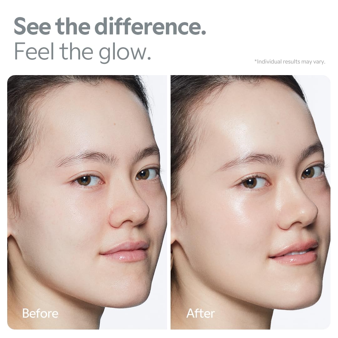 TIRTIR applying cushion on cheek for even coverage and natural glow