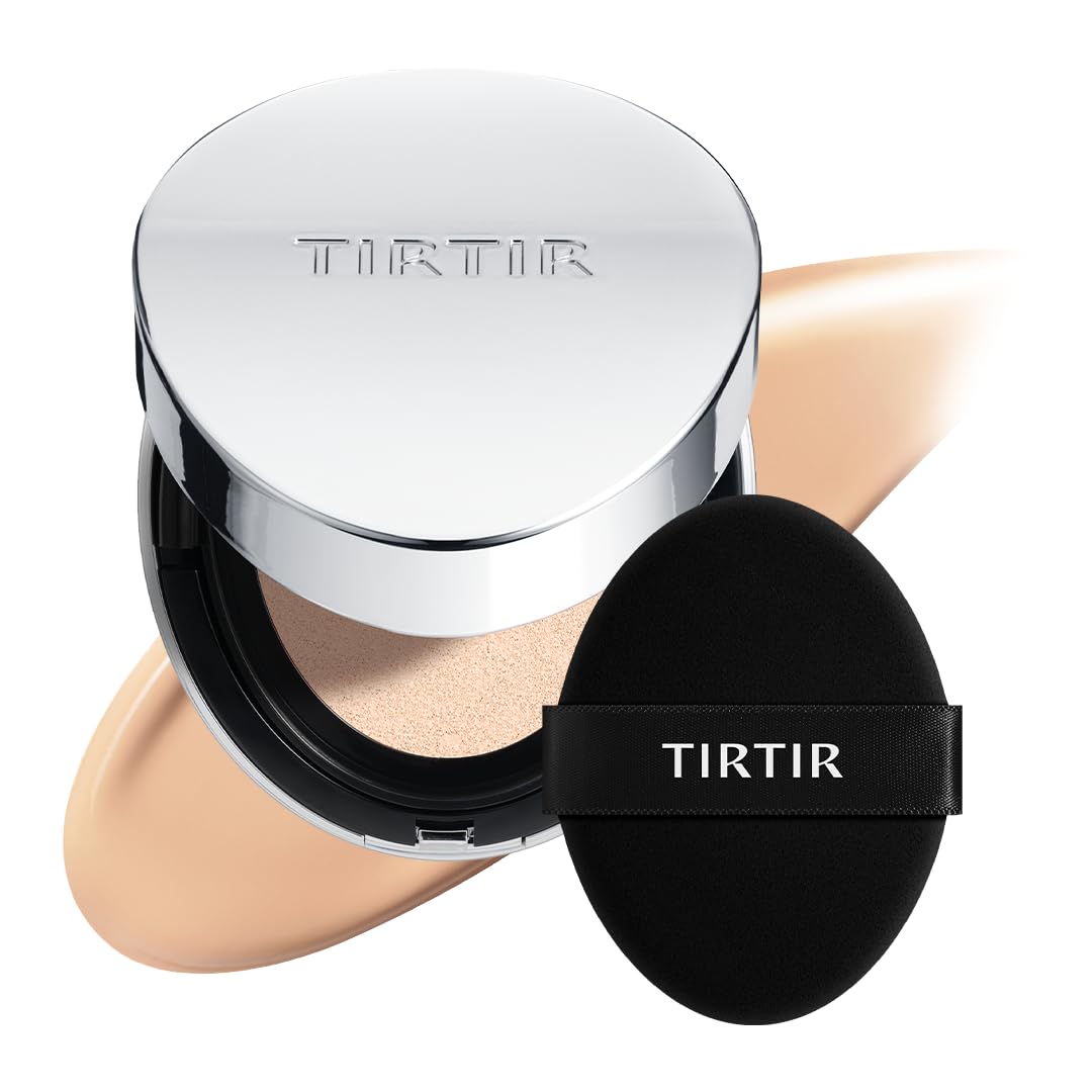 TIRTIR compact front view showing sleek design and portability benefit