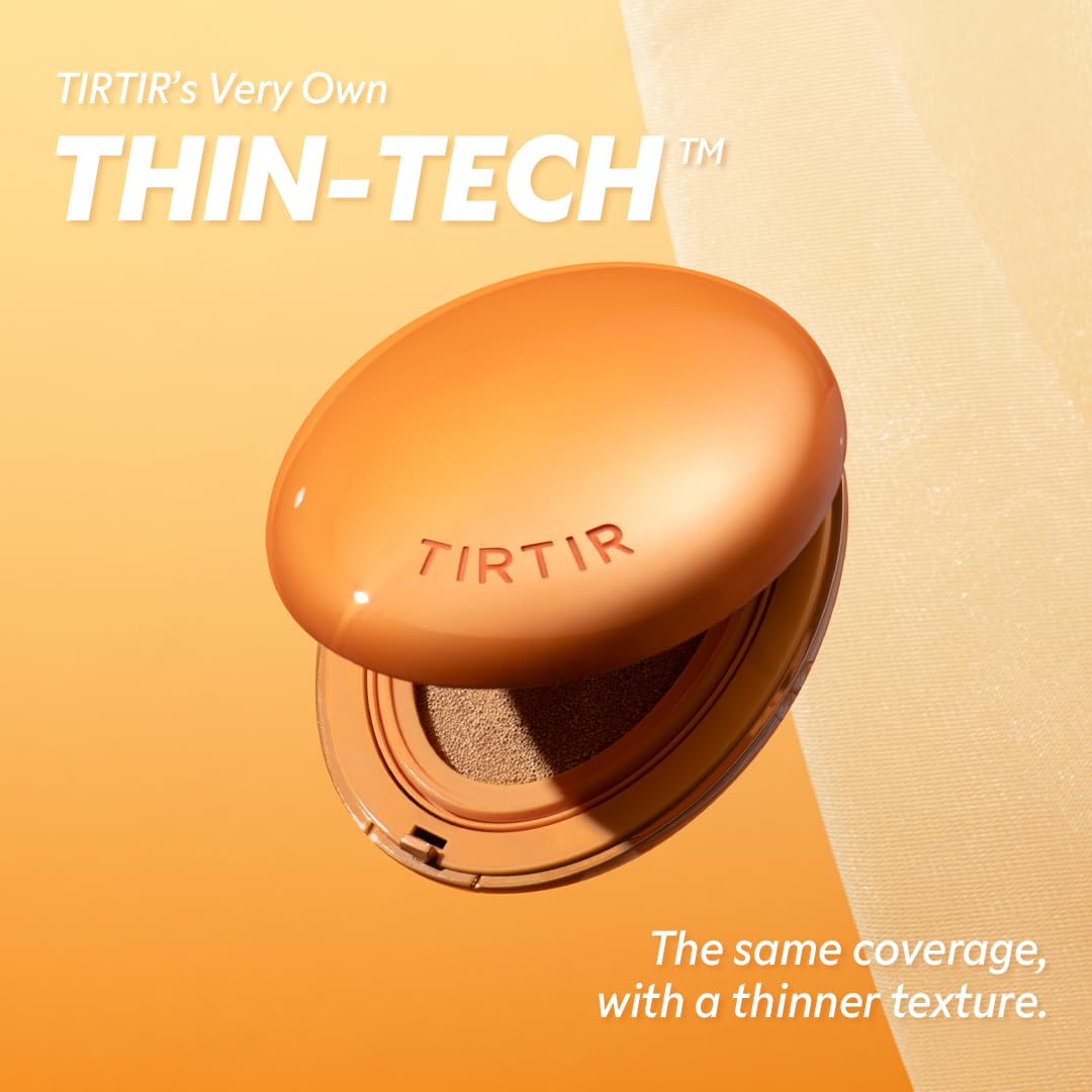 TIRTIR shade swatch 24N Latte on skin showing neutral‑warm match and true color