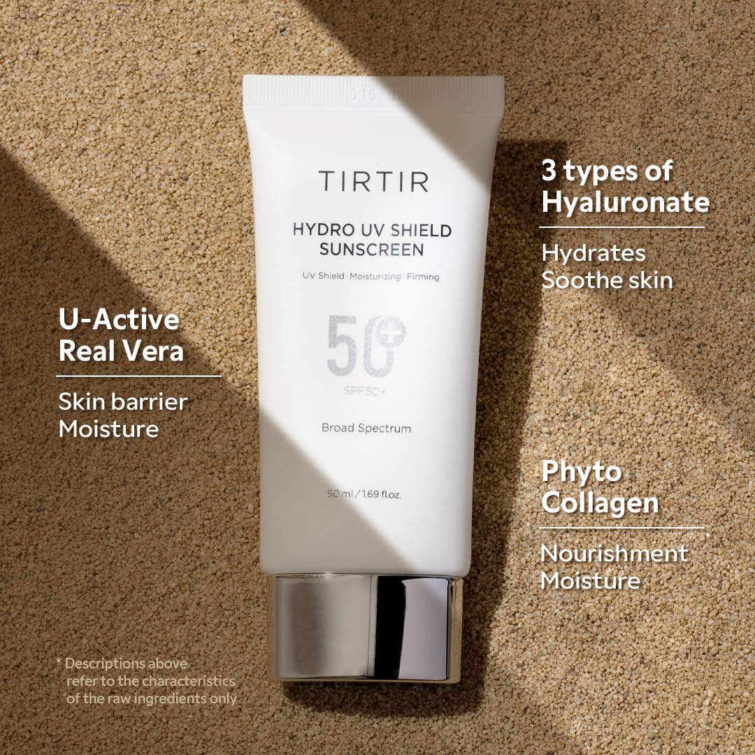 TIRTIR applied on hand to show absorption and non-sticky feel