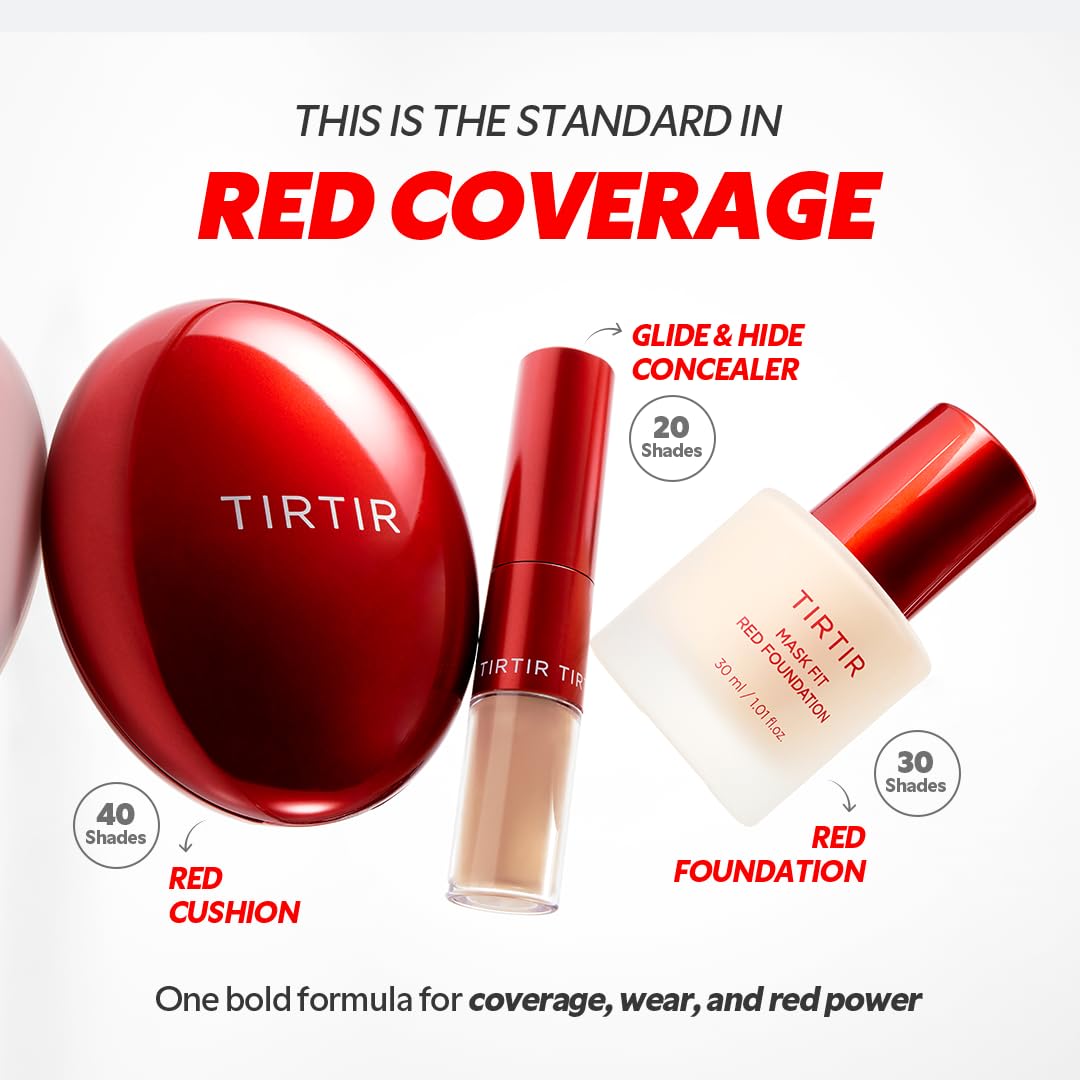 TIRTIR lifestyle bathroom counter portraying radiant makeup-ready skin