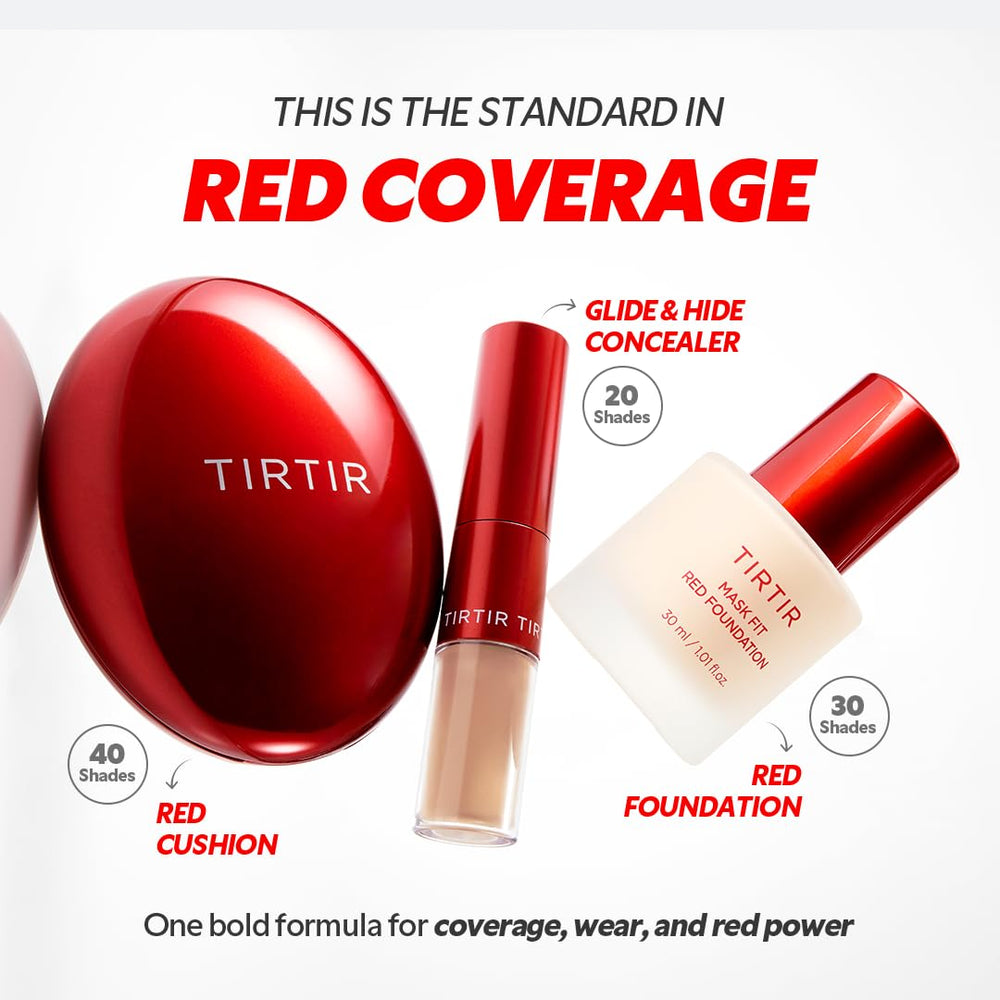 TIRTIR lifestyle bathroom counter portraying radiant makeup-ready skin