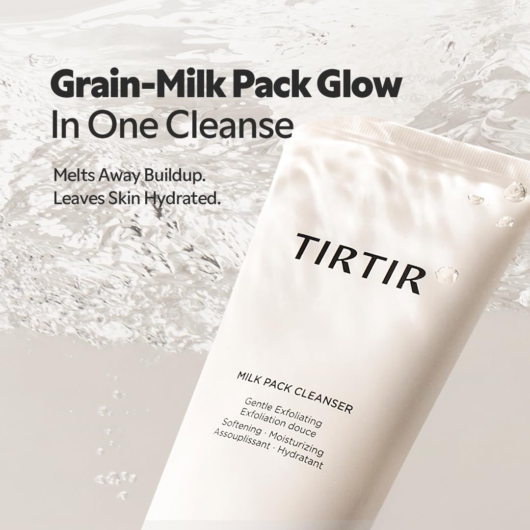 TIRTIR close-up of mochi-like texture highlighting gentle exfoliation