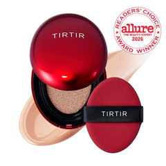 TIRTIR mini open cushion top view revealing sponge applicator and clean tray