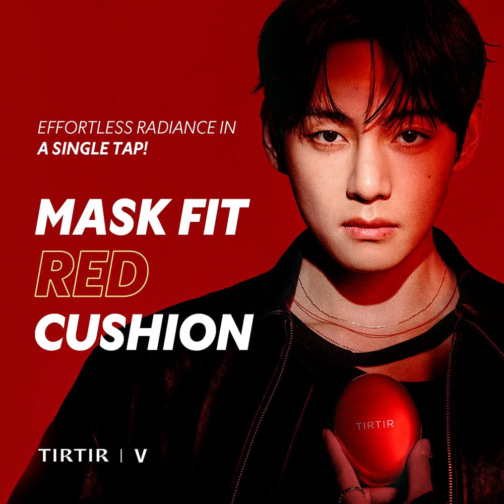 TIRTIR texture close-up revealing smooth, blendable formula for natural finish