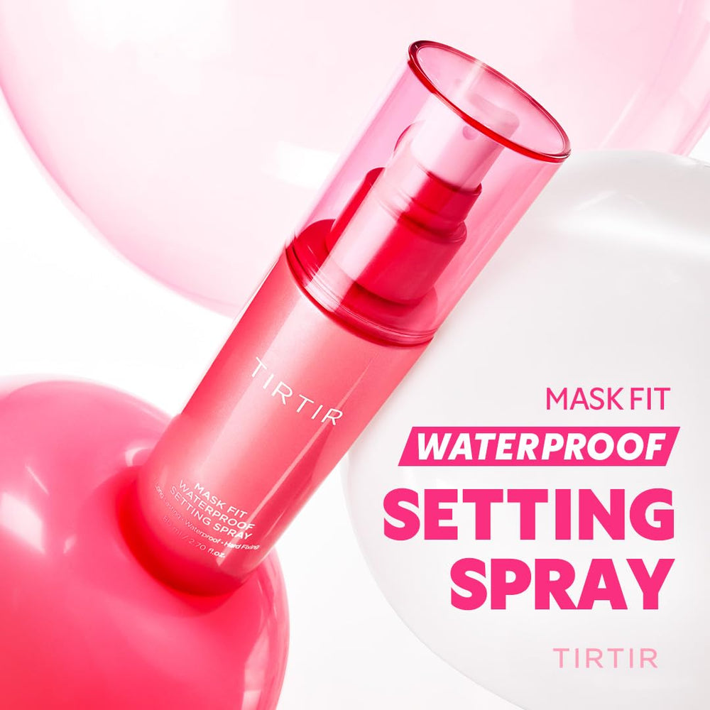TIRTIR fine mist close-up illustrating lightweight texture and even coverage