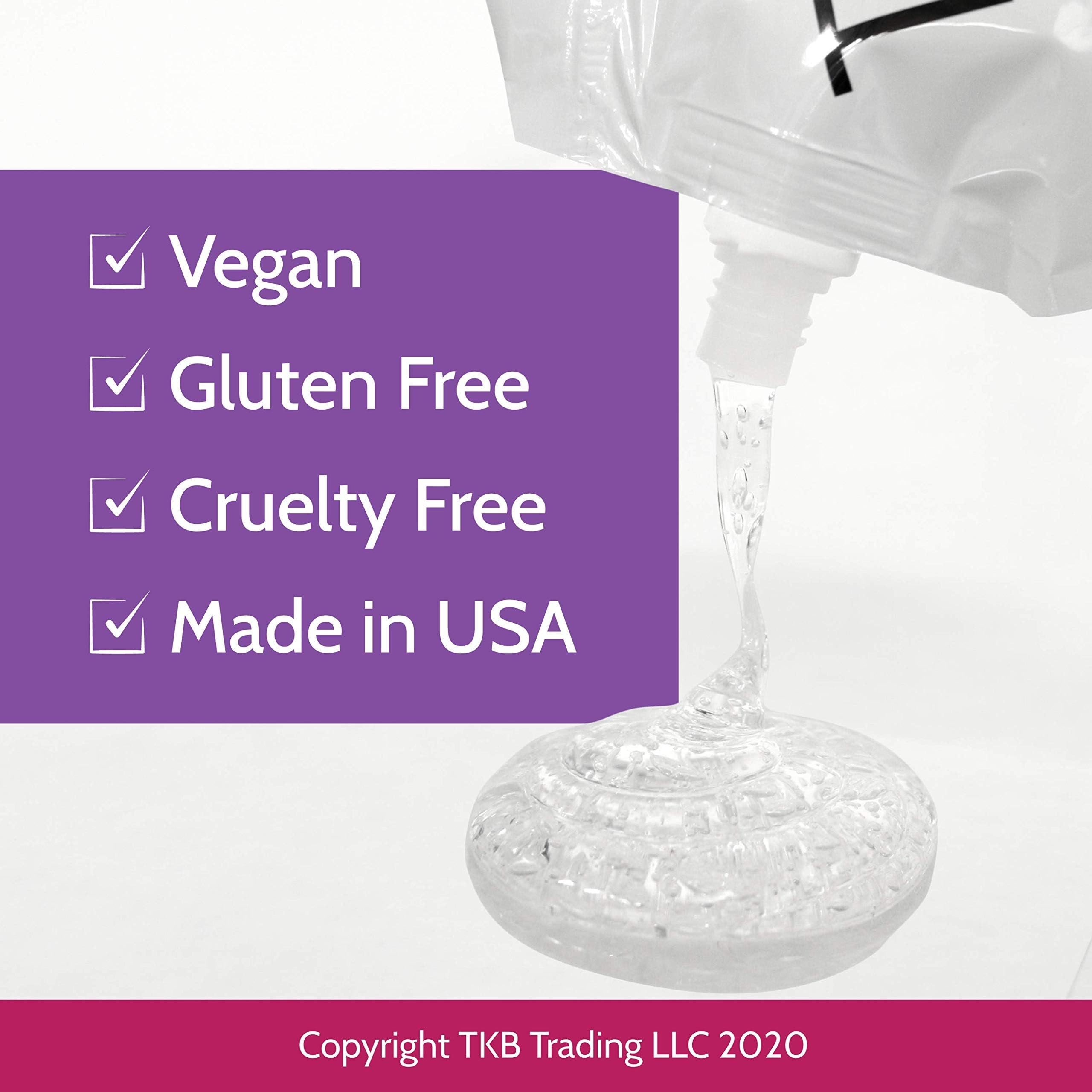 TKB Trading close-up gel texture highlighting smooth non-sticky finish