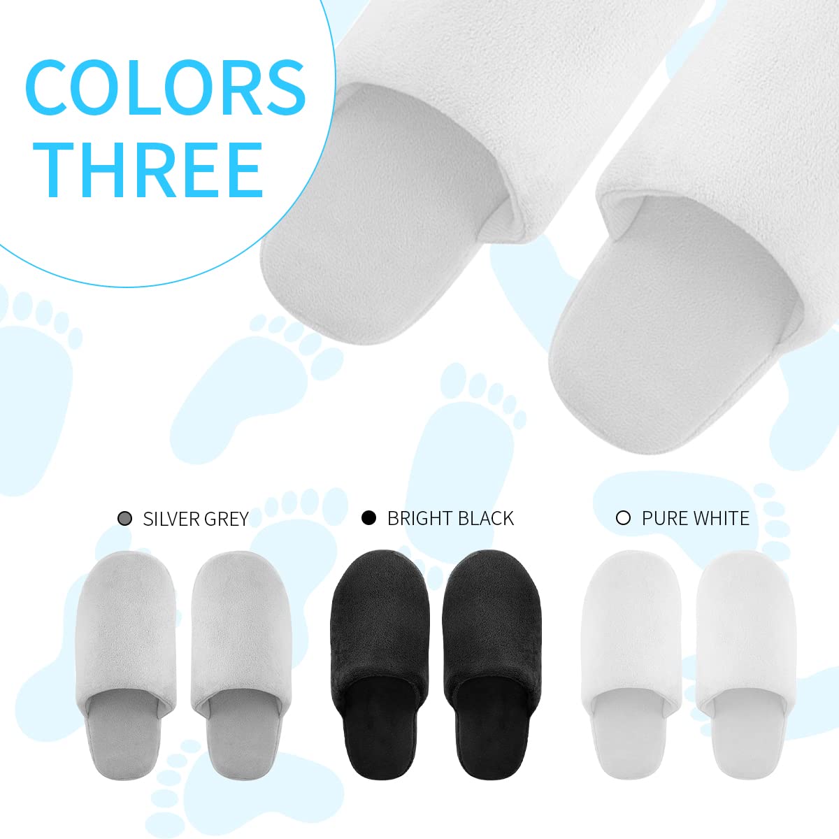 Tlizzz7 slipper next to hand showing scale and easy fit for users