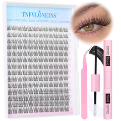 TNFVLONEINS front packaging showing kit contents and natural look benefit