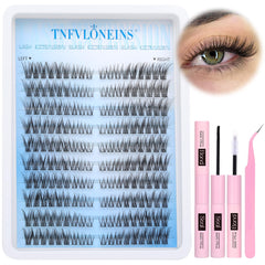 TNFVLONEINS front packaging showing complete lash kit and tools, professional convenience