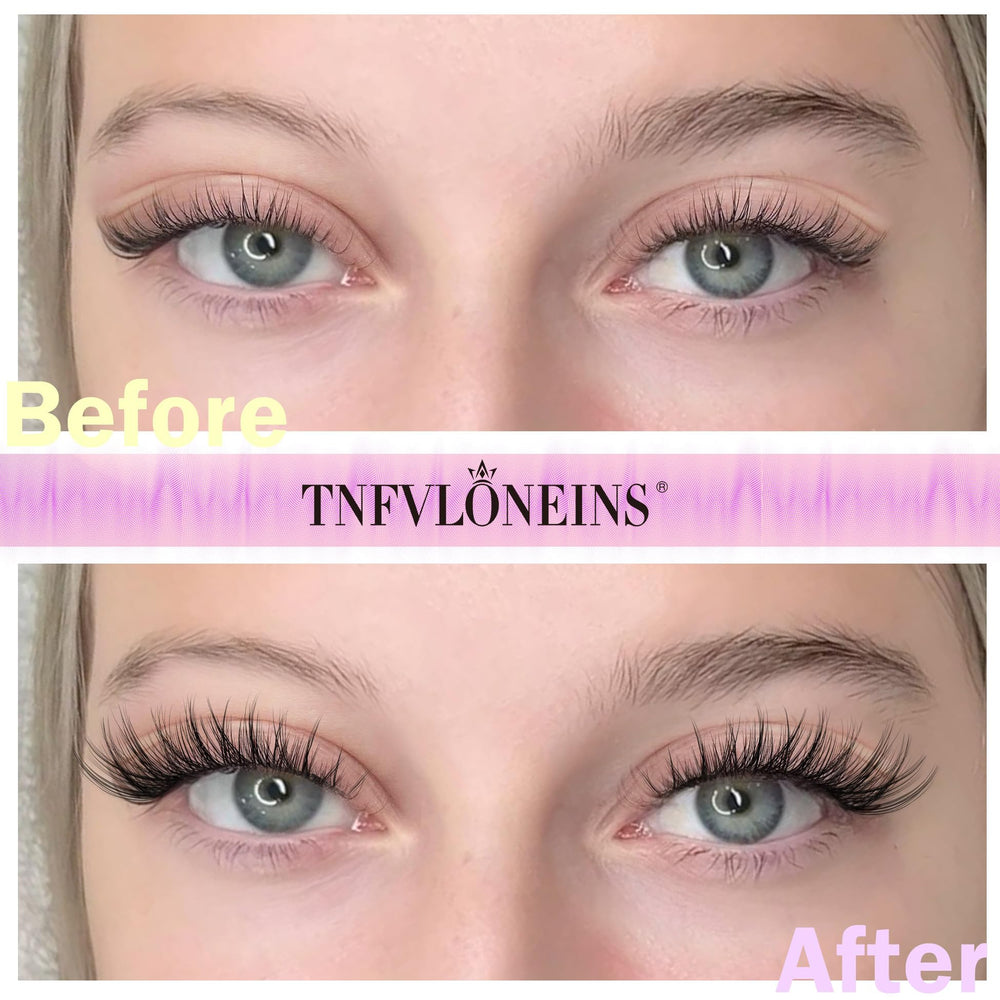 TNFVLONEINS lash remover tube demonstrating gentle safe removal