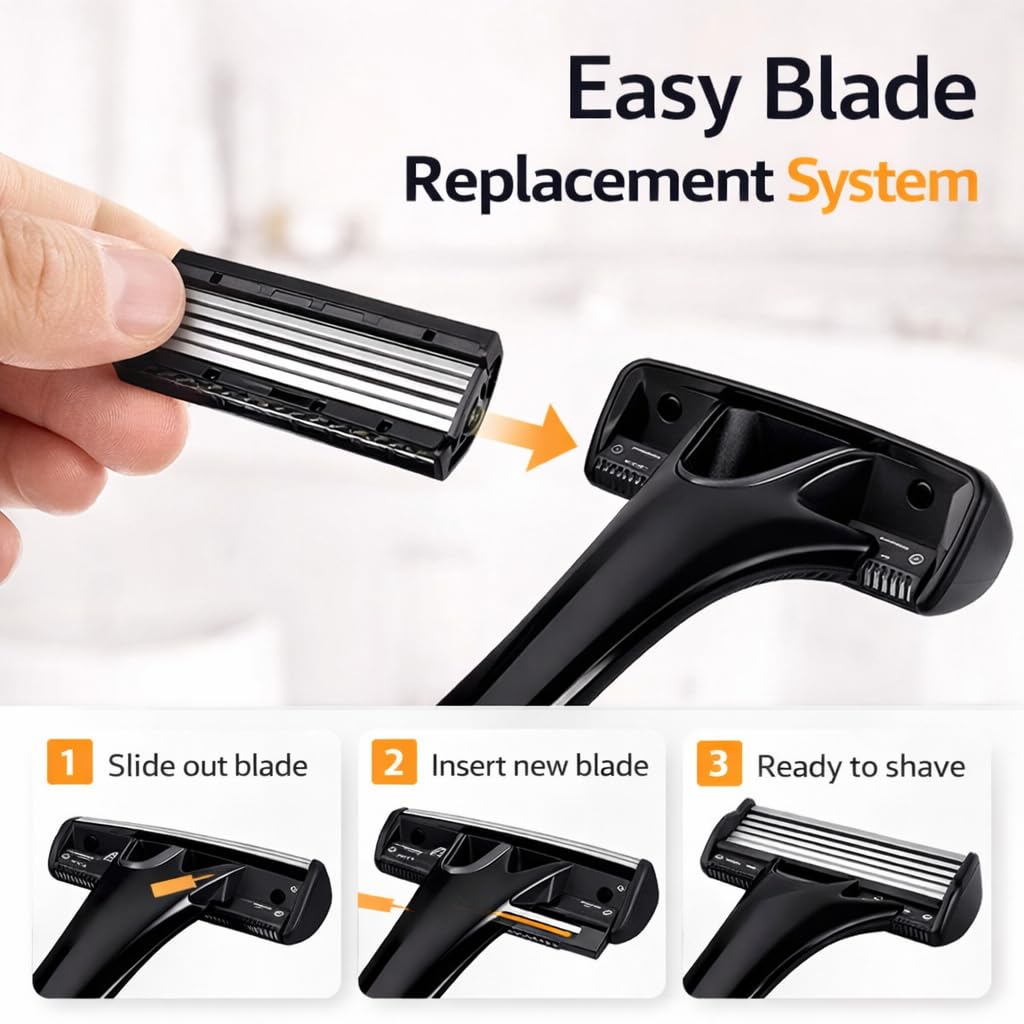 TOAKA extended 17.9-inch handle reaching upper back for better access