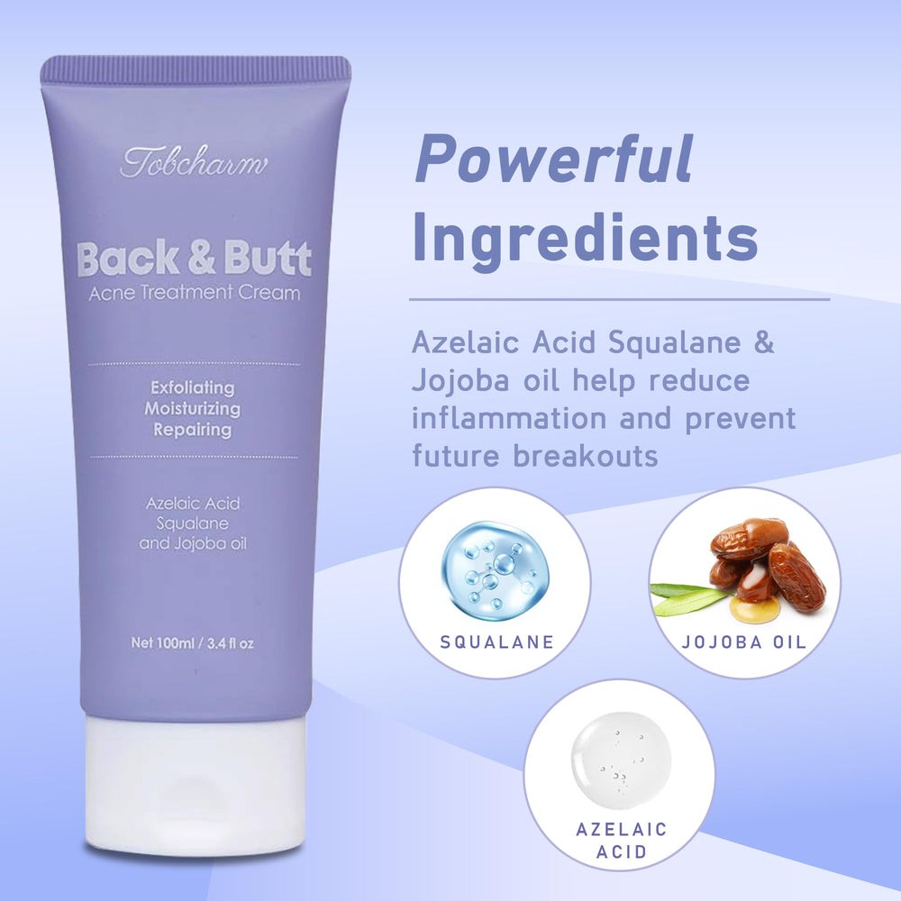 Tobcharm cream texture close-up demonstrating lightweight, fast-absorbing lotion benefit