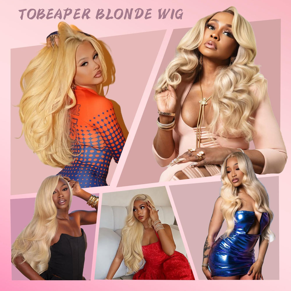 Tobeaper styled high ponytail demonstrating deep parting and versatility