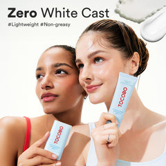 TOCOBO Bio Watery Suncream pump shot highlighting easy, even dispensing
