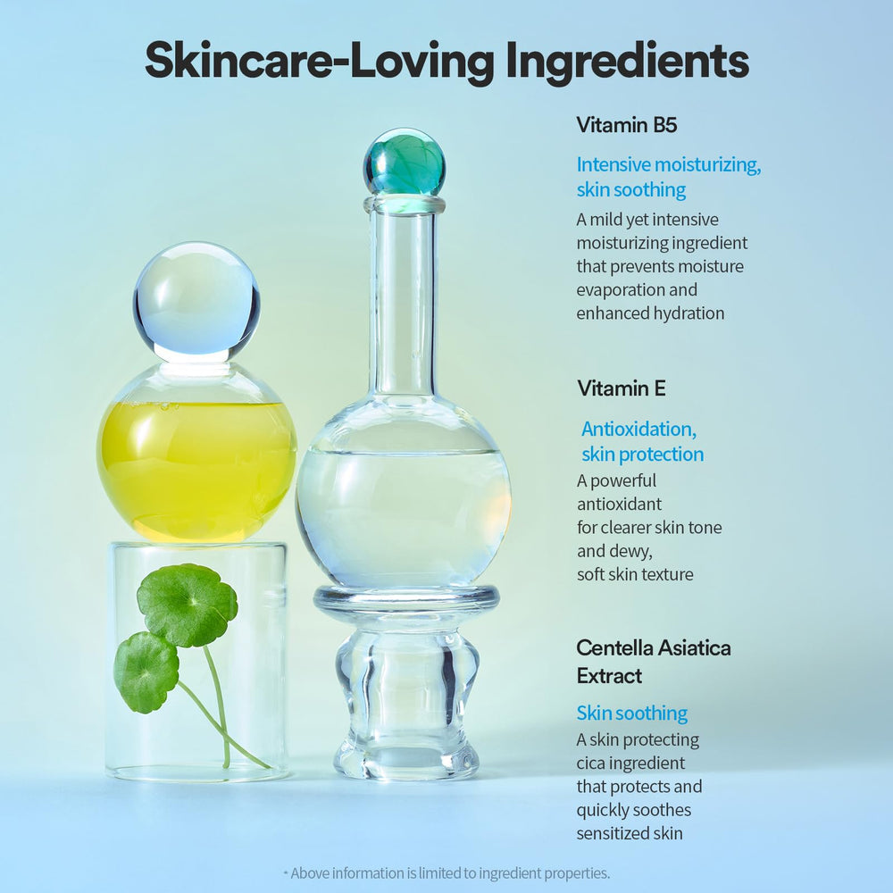 TOCOBO ingredient list label focused on Panthenol and Centella benefit