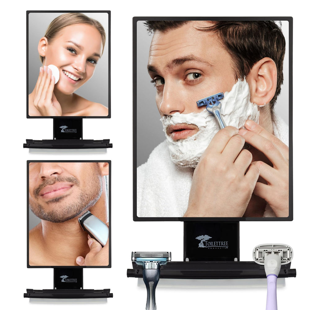 ToiletTree Products lifestyle bathroom scene demonstrating convenient grooming