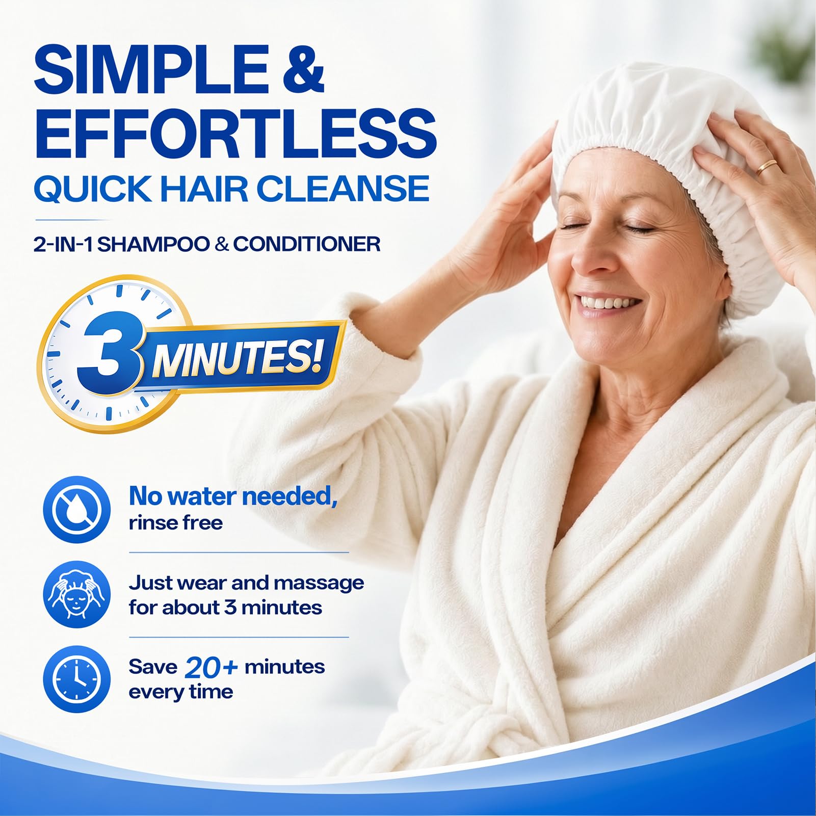 Tolnetr inner moisture layer visible, demonstrates pre-moistened cleansing for no-rinse use