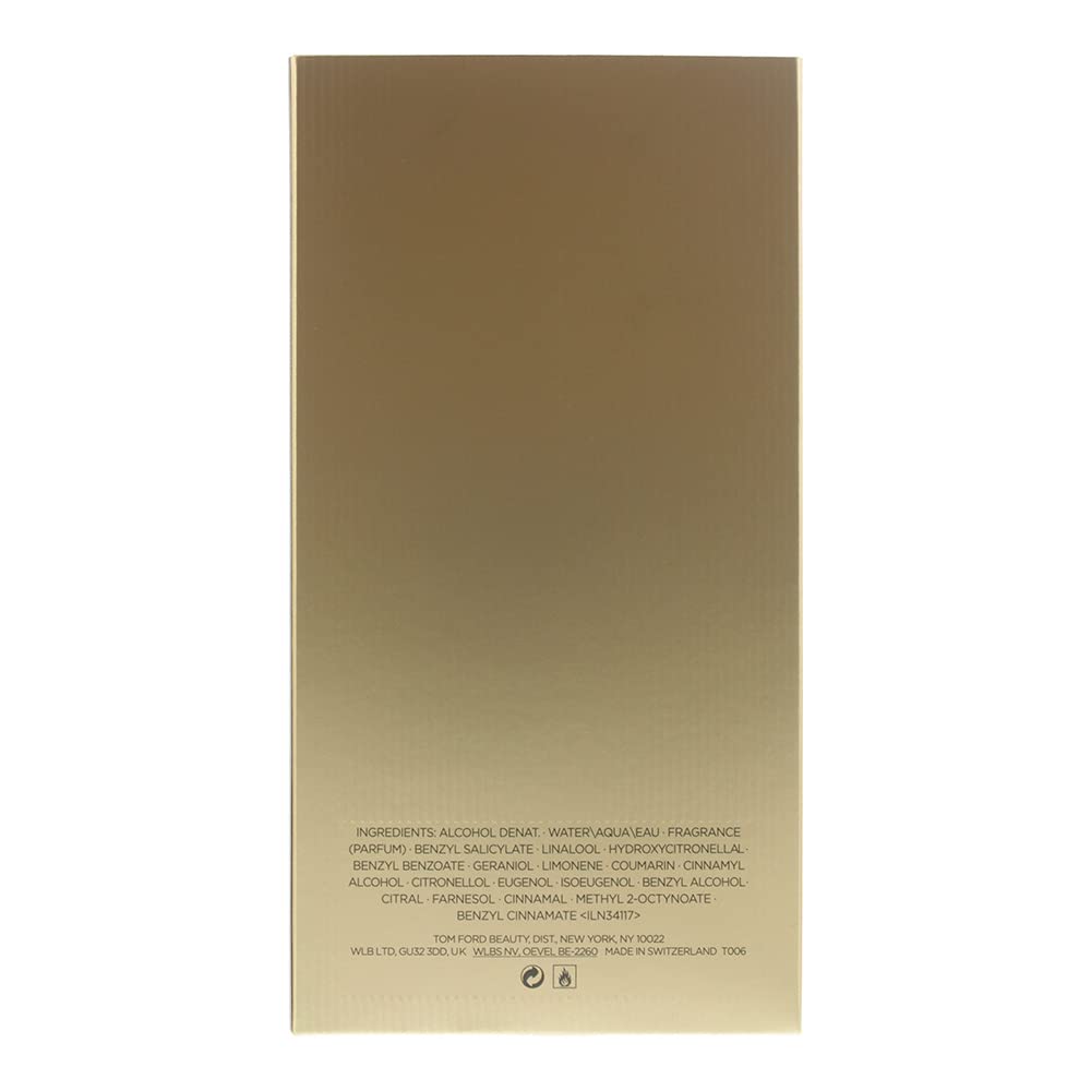 Tom Ford Black Orchid cap and label close-up highlighting brand detail and chic design
